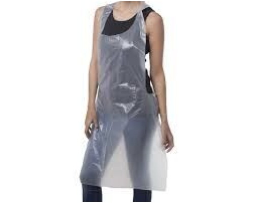 Фартух Polix PROandMED™ 0,8х1,25 м (100 шт/пач) з поліетилену Колір: білий