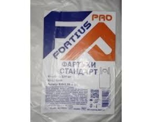 Фартух Polix PROandMED™ 0,8х1,25 м (100 шт/пач) з поліетилену Колір: білий