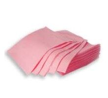 Серветка-нагрудник мед. 45х32 см (25 шт/пач) з ламінов. паперу. рожевий