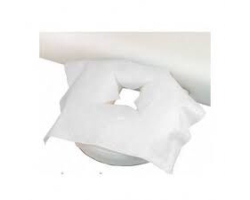 Серветка для масажного столу з отвором X Polix PROandMED™ 35х35 см (50 шт/пач) зі спанлейсу білий