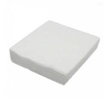 Серветки в пачці "Рожева Білявка"  10х10 см (100 шт/пач) зі спанлейсу  гладка