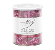 ItalWax FLEX Малина теплий віск у банці (Raspberry), 800 мл