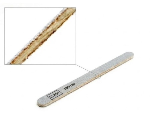 Пилка для нігтів Luma капля 100/180 одноразова