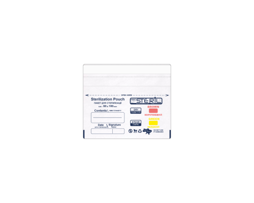 ProSteril пакети для стерилізації білий крафт 60*100 (100шт уп)