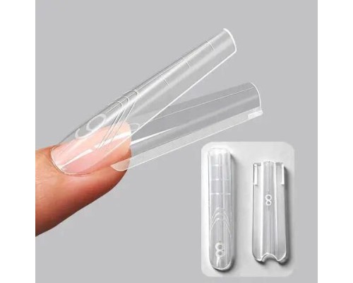 GLOBAL FASHION Подвійні верхні форми Сендвіч, форма мигдаль, 15 розмірів, 240 шт