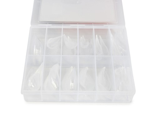 Верхні форми для нарощування нігтів GLOBAL FASHION (помаранчеві) Кігті, 140 шт, NO.39