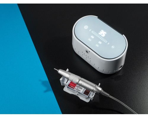 Фрезер для манікюру BUCOS Nail Drill X3 PRO WHITE PEARL (65W/35000 об.)+ український посібник гар.12