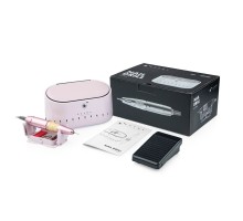 Фрезер для манікюру BUCOS Nail Drill X3 PRO Light Pink (65W/35000 об.)+ український посібник гар.12