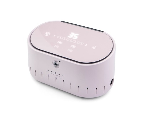 Фрезер для манікюру BUCOS Nail Drill X3 PRO Light Pink (65W/35000 об.)+ український посібник гар.12