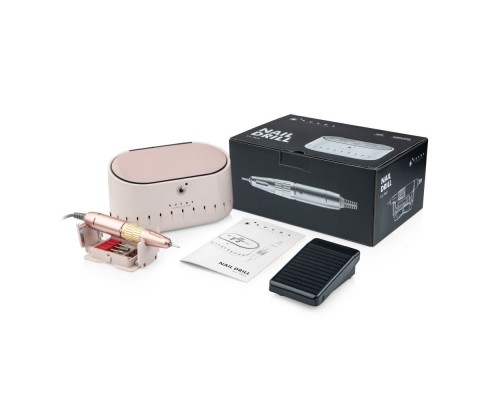 Фрезер для манікюру BUCOS Nail Drill X3 PRO Powdery (65W/35000 об.)+ український посібник гар.12