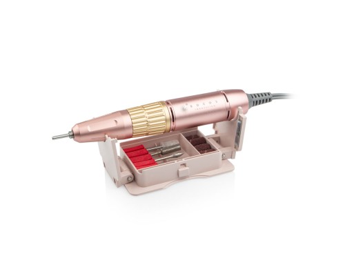 Фрезер для манікюру BUCOS Nail Drill X3 PRO Powdery (65W/35000 об.)+ український посібник гар.12