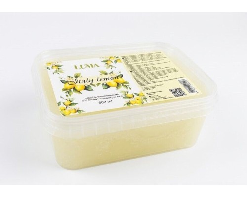 Luma Парафін "Italy lemon" (італійський лимон) для парафінотерапії рук та ніг 1000ml