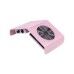Витяжка для манікюру 858-2A рожева метал. решітка 20W