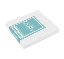 Серветки в пачці AQUA Absorb Doily® 20х20 см (50 шт/пач) з целюлози 50 г/м2 Текстура: гладка