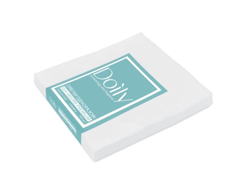 Серветки в пачці AQUA Absorb Doily® 20х20 см (50 шт/пач) з целюлози 50 г/м2 Текстура: гладка