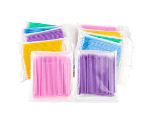 Мікробраш для коррекції та зняття вій в пакеті (Колір в ассортименті)