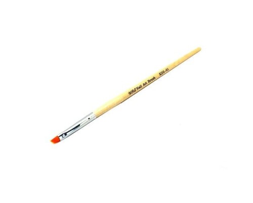 Пензлик YKSD-01 Nail Art Brush Yre скошенний маленький