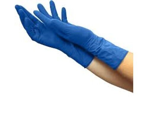 MediOk.Рукавички латексні,High Risk,розмір L ( без пудри,сині,25 пар)