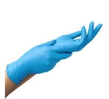MediOk.Рукавички нітрилові , нестерильні,Heavy,розмір L ( без пудри, колір синій,текстуровані)