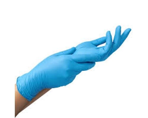 MediOk.Рукавички нітрилові , нестерильні,Heavy,розмір L ( без пудри, колір синій,текстуровані)