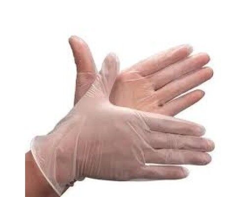 MediOk Рукавички вінілові,неопудрені,прозорі роз.L