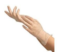 MediOk Рукавички вінілові,неопудрені,прозорі роз.XL