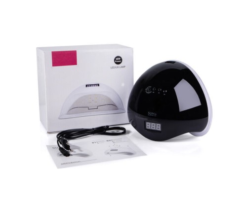 LED+UV SUN 5 BLACK 48W лампа чорна, 3 місяці гарантії