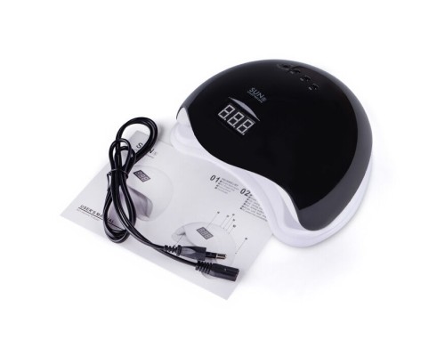 LED+UV SUN 5 BLACK 48W лампа чорна, 3 місяці гарантії