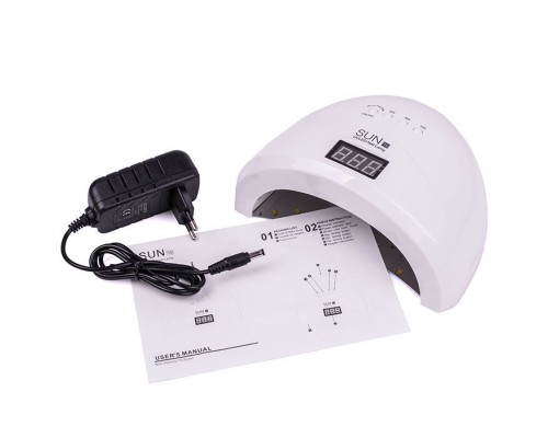 Лампа SUN 1S WHITE 48W LED/UV біла