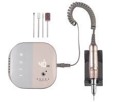 Фрезер для манікюру BUCOS Nail Drill X1 PRO BLUSH PINK (65W/40000 об.)+ український посібник