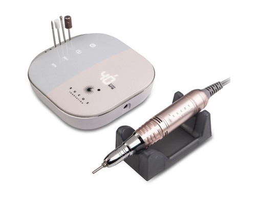 Фрезер для манікюру BUCOS Nail Drill X1 PRO BLUSH PINK (65W/40000 об.)+ український посібник