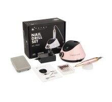 Фрезер для манікюру BUCOS Nail Drill X2 PRO BLUSH PINK (65W/35000 об.)+ український посібник