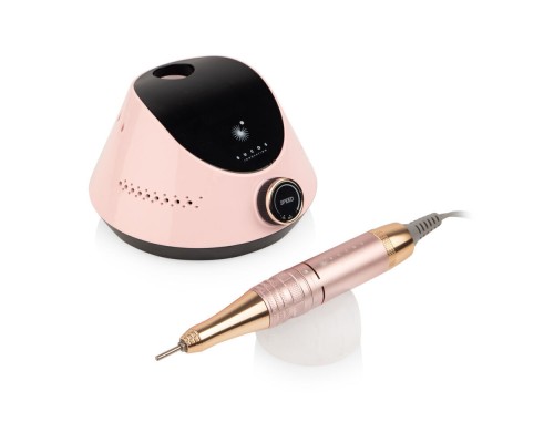 Фрезер для манікюру BUCOS Nail Drill X2 PRO BLUSH PINK (65W/35000 об.)+ український посібник