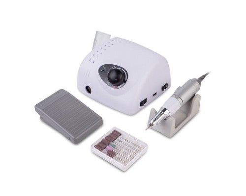 Фрезер BUCOS ZS-705 WHITE PROFESSIONAL (65W/35000 об.) укр. посібник (+ 6 покращених фрез), 3 міс.га