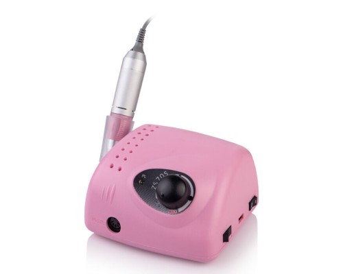 Фрезер BUCOS ZS-705 PINK PROFESSIONAL (65W/35000 об.) укр. посібник (+ 6 покращених фрез), 3 міс.гар