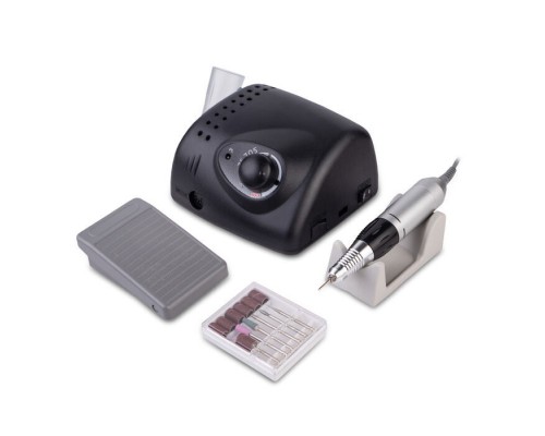 Фрезер BUCOS ZS-705 BLACK PROFESSIONAL (65W/35000 об.) укр. посібник (+ 6 покращених фрез), 3 міс.га