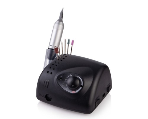 Фрезер BUCOS ZS-705 BLACK PROFESSIONAL (65W/35000 об.) укр. посібник (+ 6 покращених фрез), 3 міс.га