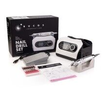 Фрезер BUCOS ZS-717 WHITE PROFESSIONAL (65W/35000 об.) укр. посібник (+ 6 покращених фрез), 3 міс.га