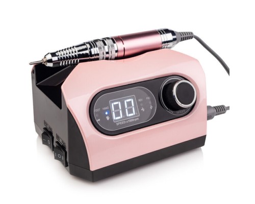 Фрезер BUCOS ZS-717 PINK PROFESSIONAL (65W/35000 об.) укр. посібник (+ 6 покращених фрез), 3 міс.гар