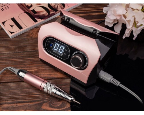 Фрезер BUCOS ZS-717 PINK PROFESSIONAL (65W/35000 об.) укр. посібник (+ 6 покращених фрез), 3 міс.гар