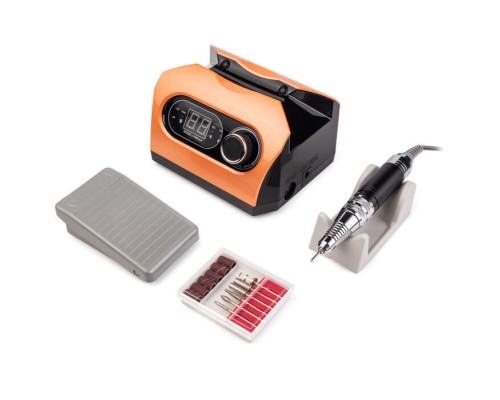 Фрезер BUCOS ZS-717 ORANGE PROFESSIONAL (65W/35000 об.) укр. посібник (+ 6 покращених фрез), 3 міс.г