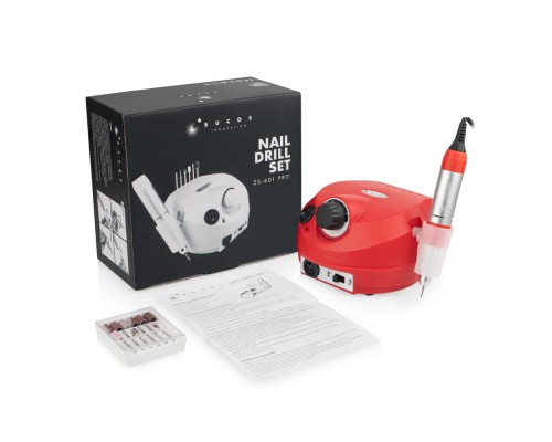 Фрезер BUCOS ZS-601 PRO RED (35000/45W) укр. посібник (+ 6 покращених фрез), 3 міс.гарантія