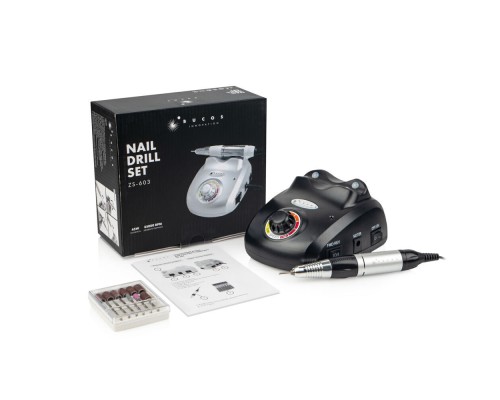 Фрезер BUCOS ZS-603 PRO BLACK  (35000/45W) укр. посібник (+ 6 покращених фрез), 3 міс.гарантія