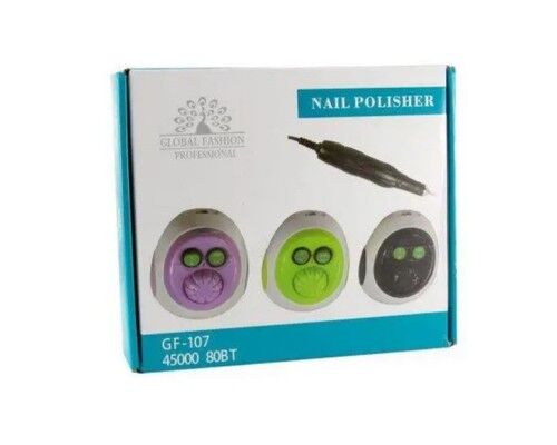 Фрезер Апарат для манікюру та педикюру 45000 обертів 80 ват Global Fashion GF-107