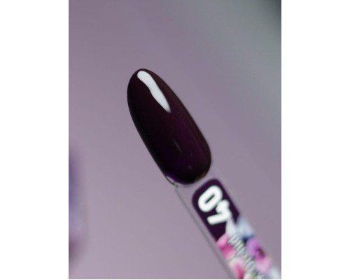 Luma Orchid gel polish collection OR40 Black orchid 10ml (орхідейна колекція)