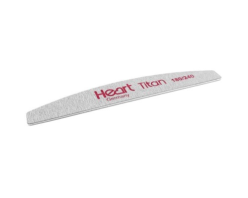 Пилка для нігтів HEART Half Titan 180/240