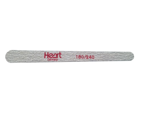 Пилка для нігтів капелька HEART Titan 180/240