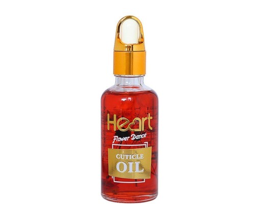 Квіткова олійка для кутикули  HEART, 30ml Strawberry (Красное)