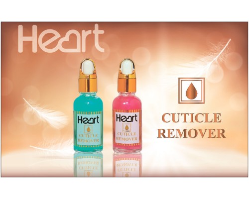 Гель кислотний для видалення кутикули Heart Cuticle Remover 30ml Прозорий