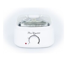 Воскоплав баночний для воску Pro-wax 200 , в таблетках, в гранулах, білий з прозорою кришкою